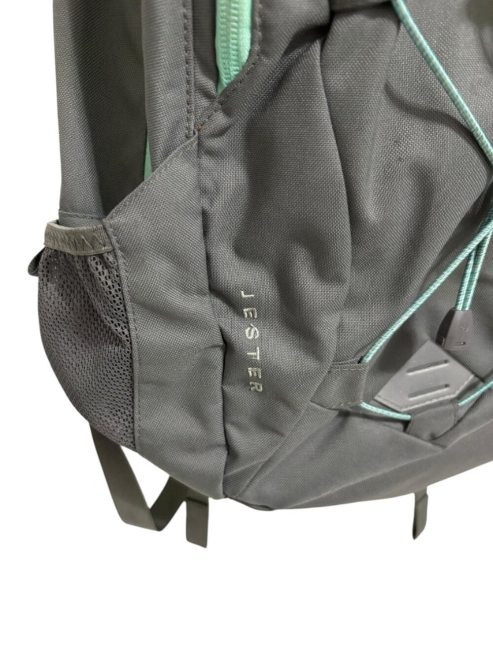The North Face Backpack Gray Green FlexVent Daypack Laptop Bag - Picture 4 of 8